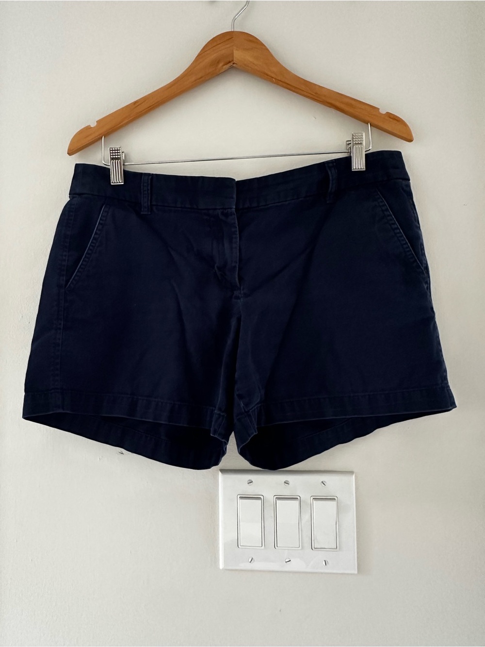 J. Crew Navy Cotton Chino Shorts